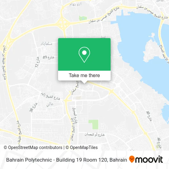 Bahrain Polytechnic - Building 19 Room 120 map