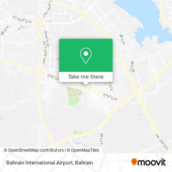 Bahrain International Airport map