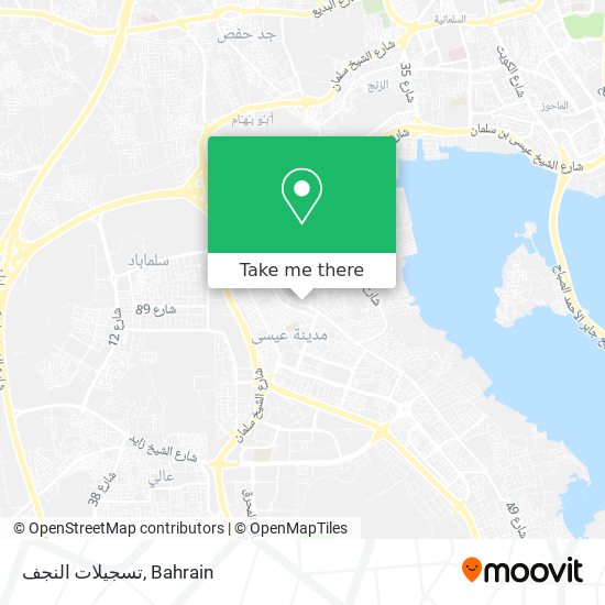 تسجيلات النجف map