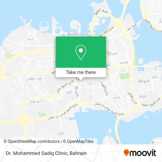 Dr. Mohammed Sadiq Clinic map