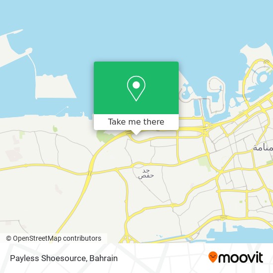 Payless Shoesource map