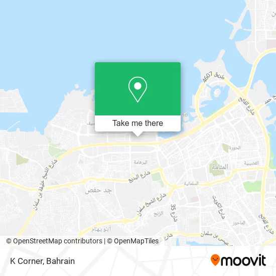 K Corner map