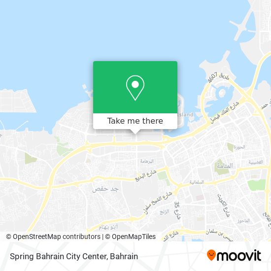 Spring Bahrain City Center map