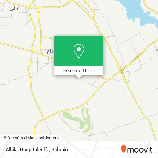 Alhilal Hospital Riffa map