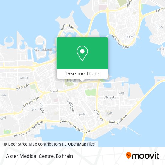 Aster Medical Centre map