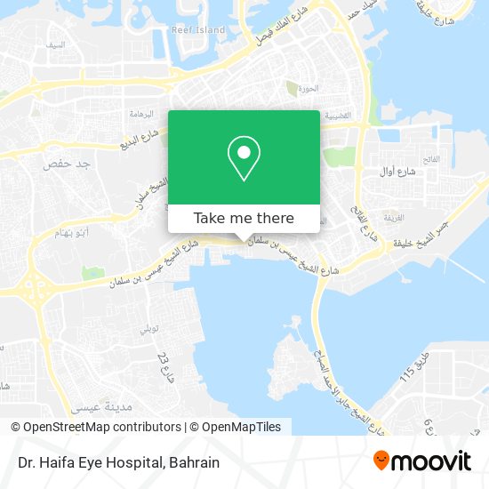 Dr. Haifa Eye Hospital map