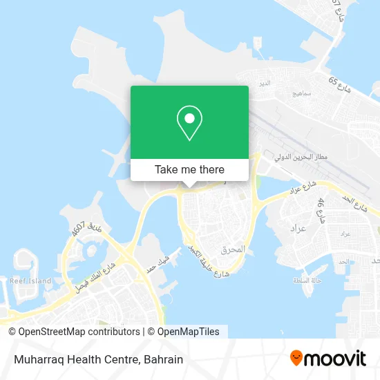 Muharraq Health Centre map