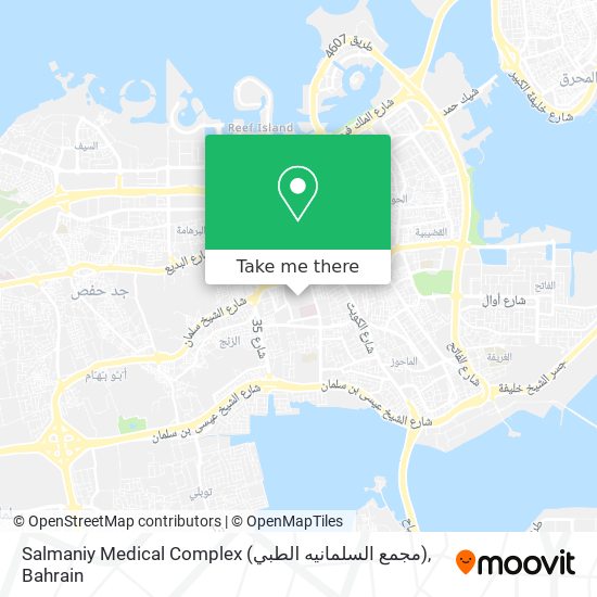 Salmaniy Medical Complex (مجمع السلمانيه الطبي) map