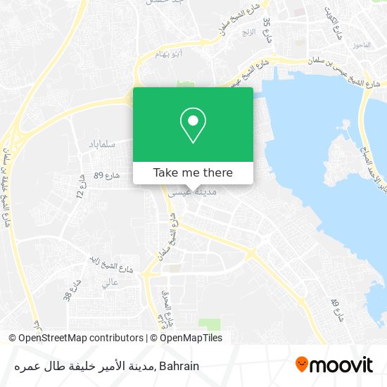 مدينة الأمير خليفة طال عمره map