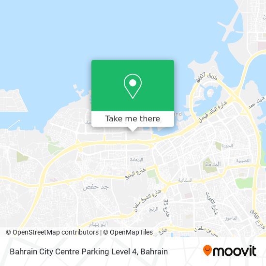 Bahrain City Centre Parking Level 4 map