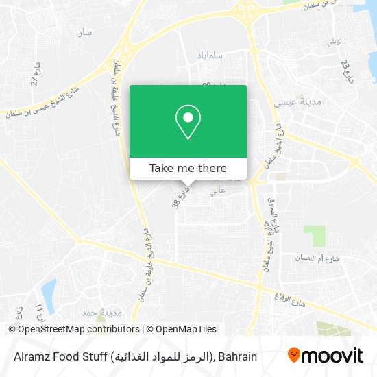 Alramz Food Stuff (الرمز للمواد الغذائية) map