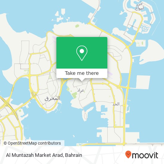 Al Muntazah Market Arad map