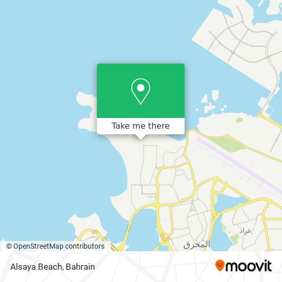 Alsaya Beach map