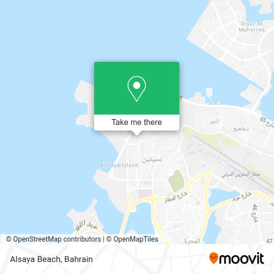 Alsaya Beach map