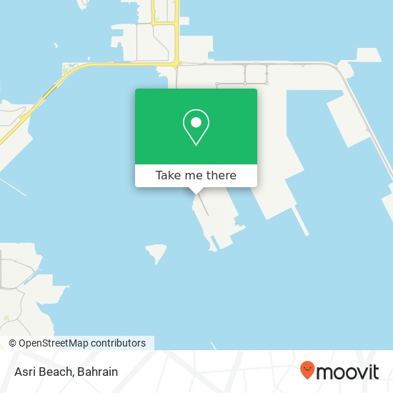 Asri Beach map