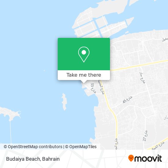 Budaiya Beach map