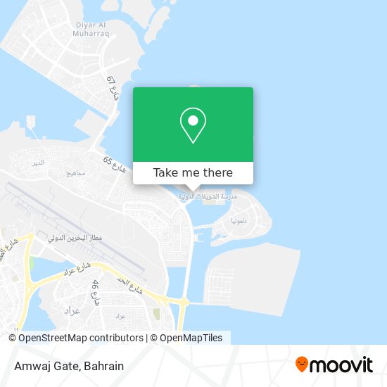 Amwaj Gate map