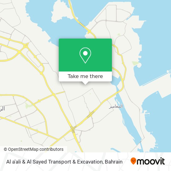 Al a'ali & Al Sayed Transport & Excavation map