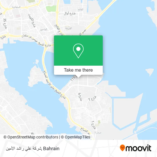 Ali Rashid Al Ameen Company map