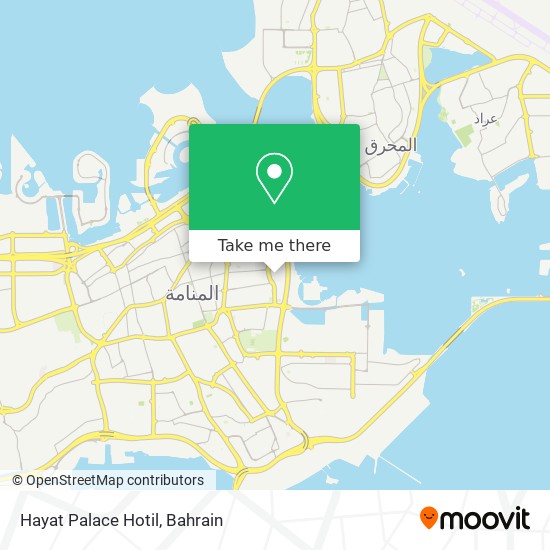 Hayat Palace Hotil map