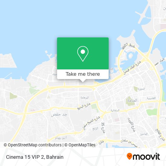 Cinema 15 VIP 2 map