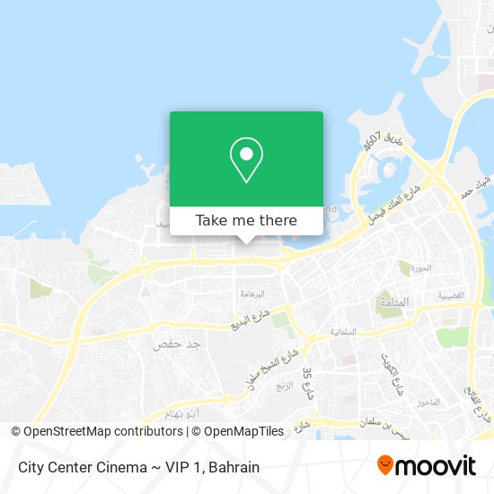 City Center Cinema ~ VIP 1 map