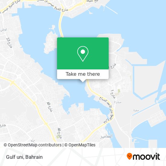 Gulf uni map