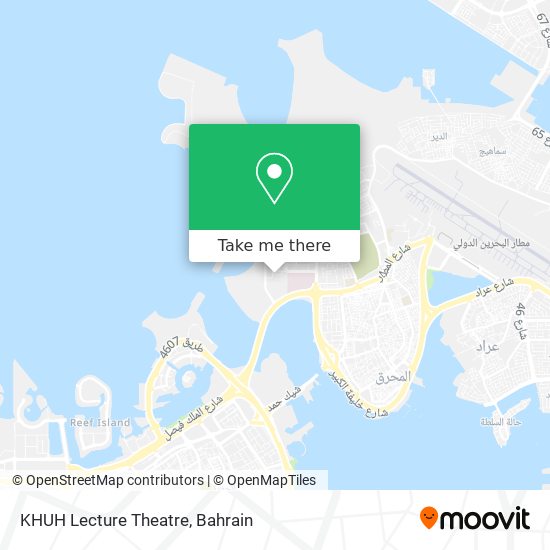 KHUH Lecture Theatre map