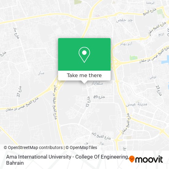 Ama International University - College Of Engineering map