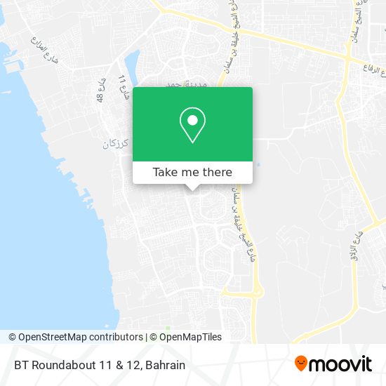 BT Roundabout 11 & 12 map