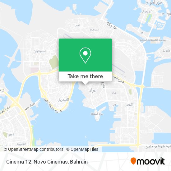 Cinema 12, Novo Cinemas map
