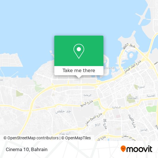 Cinema 10 map