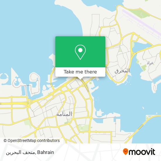متحف البحرين map