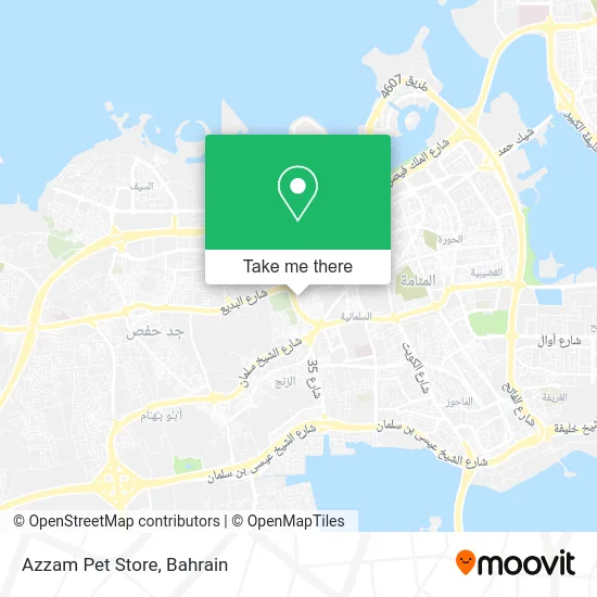 Azzam Pet Store map