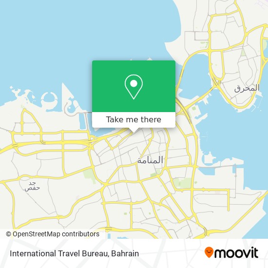 International Travel Bureau map