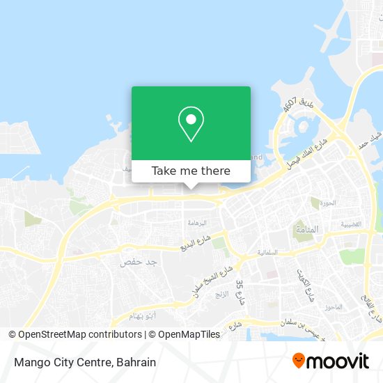 Mango City Centre map