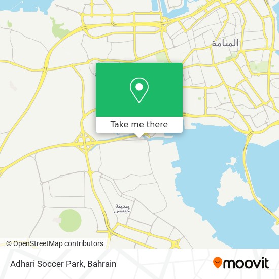 Adhari Soccer Park map