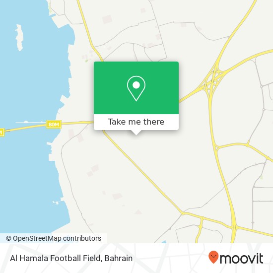 Al Hamala Football Field map