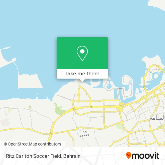 Ritz Carlton Soccer Field map