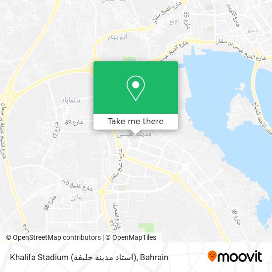 Khalifa Stadium (استاد مدينة خليفة) map