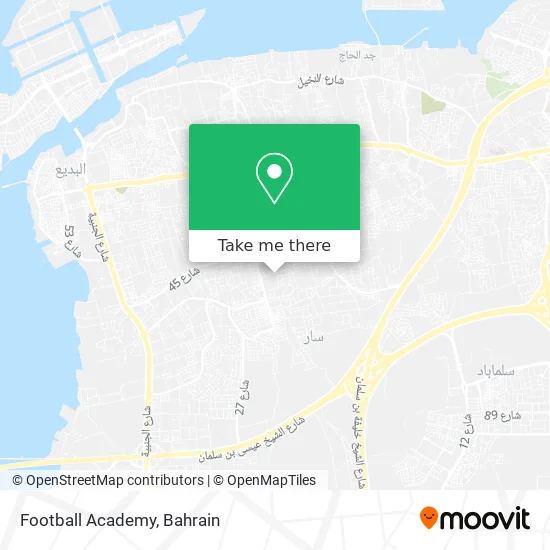 Football Academy map