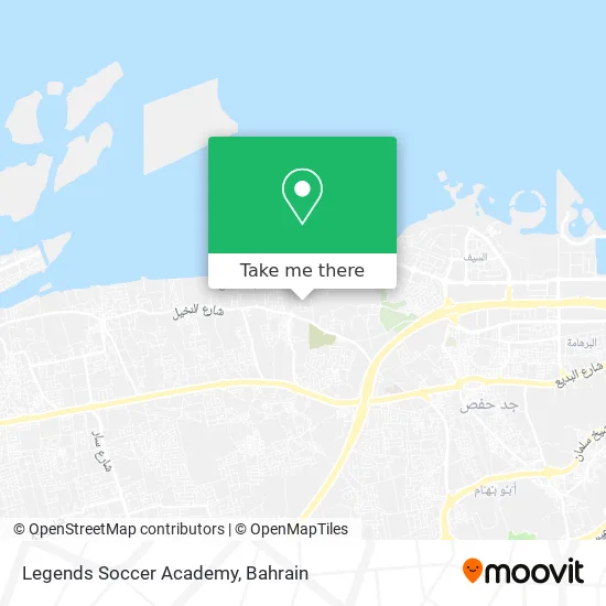 Legends Soccer Academy map