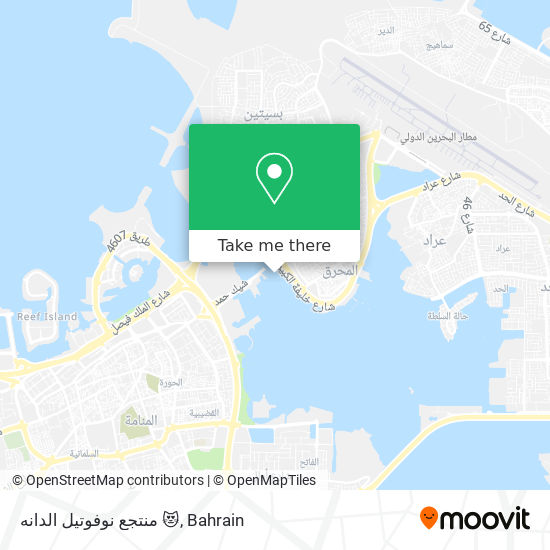 منتجع نوفوتيل الدانه 😻 map