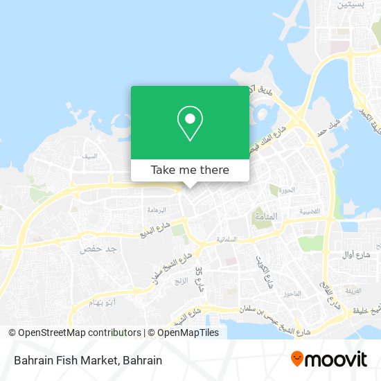 Bahrain Fish Market map