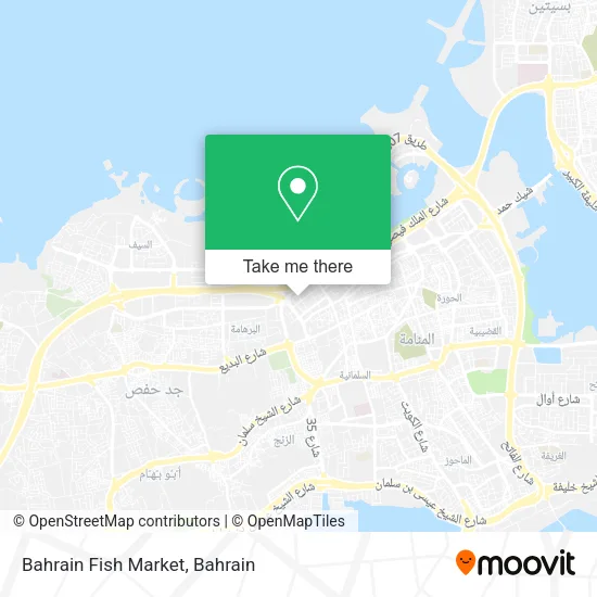 Bahrain Fish Market map