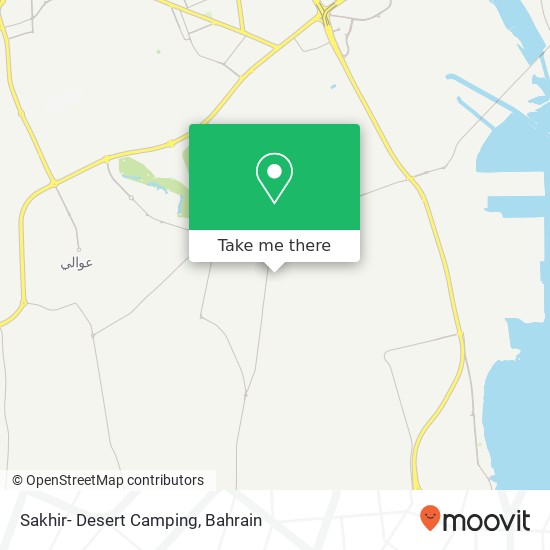Sakhir- Desert Camping map