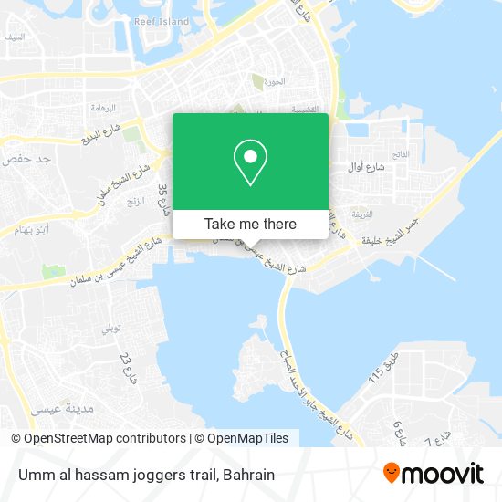 Umm al hassam joggers trail map