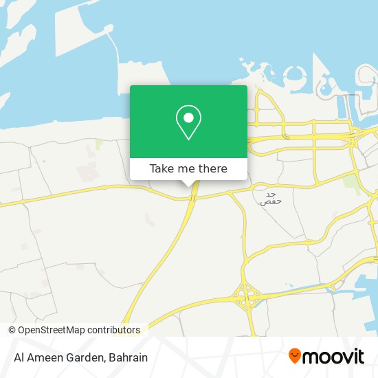 Al Ameen Garden map