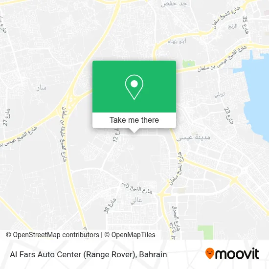 Al Fars Auto Center (Range Rover) map