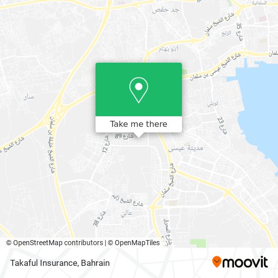 Takaful Insurance map